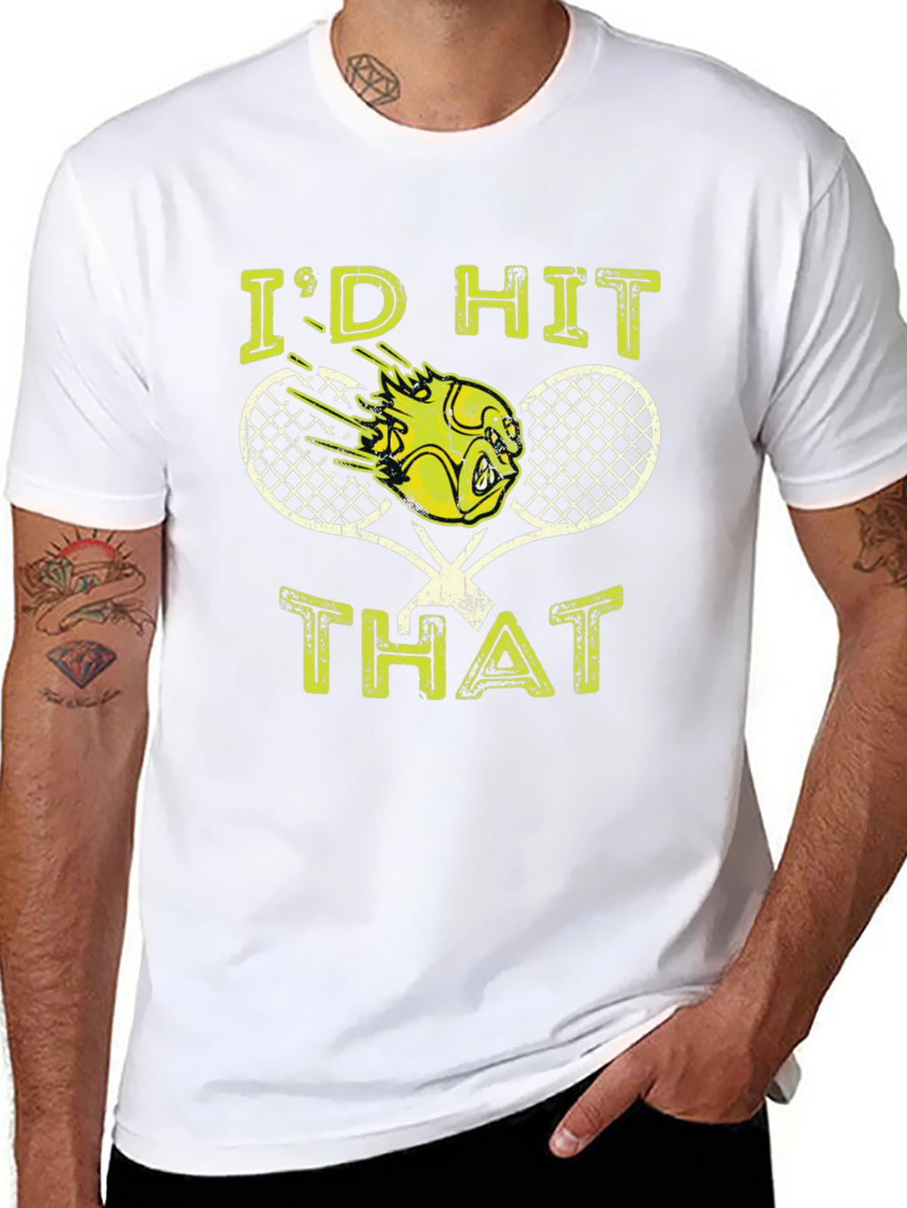 Id Hit That Tennis T-Shirt