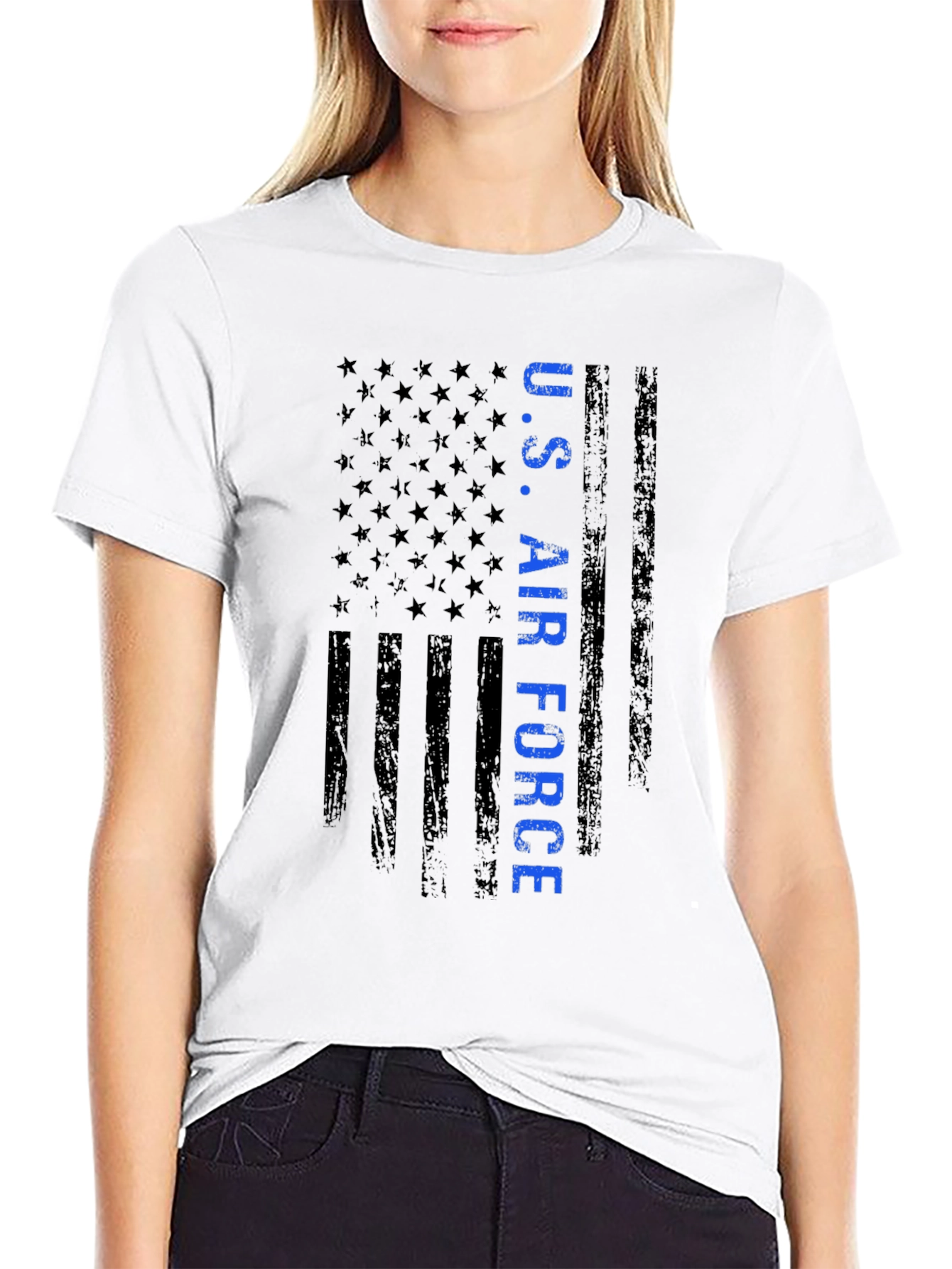 US Air Force Flag T-Shirt - Patriotic Tee