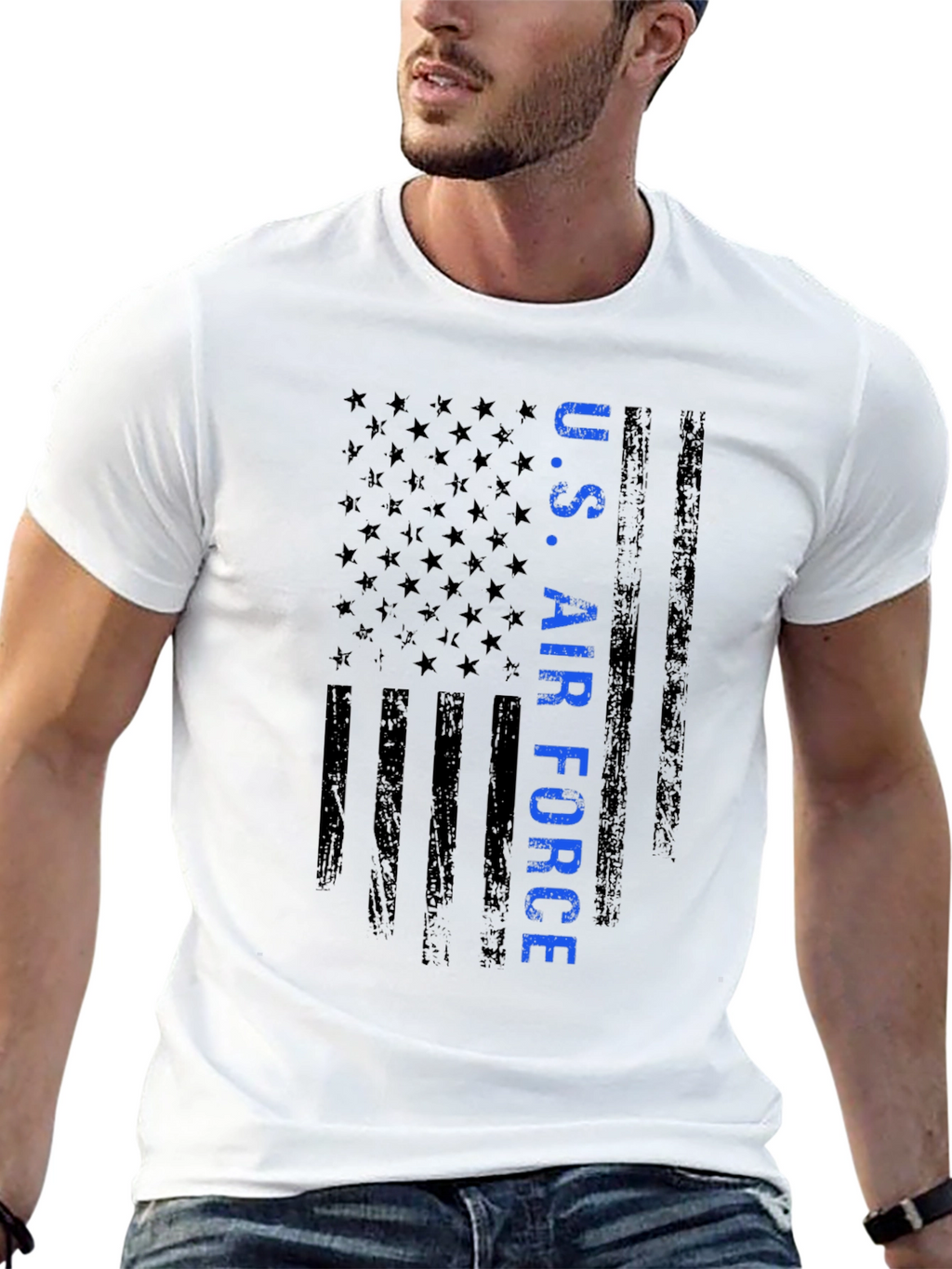 US Air Force Flag T-Shirt - Patriotic Tee