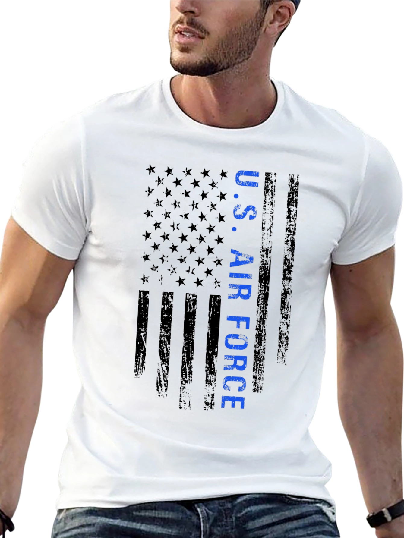 US Air Force Flag T-Shirt - Patriotic Tee