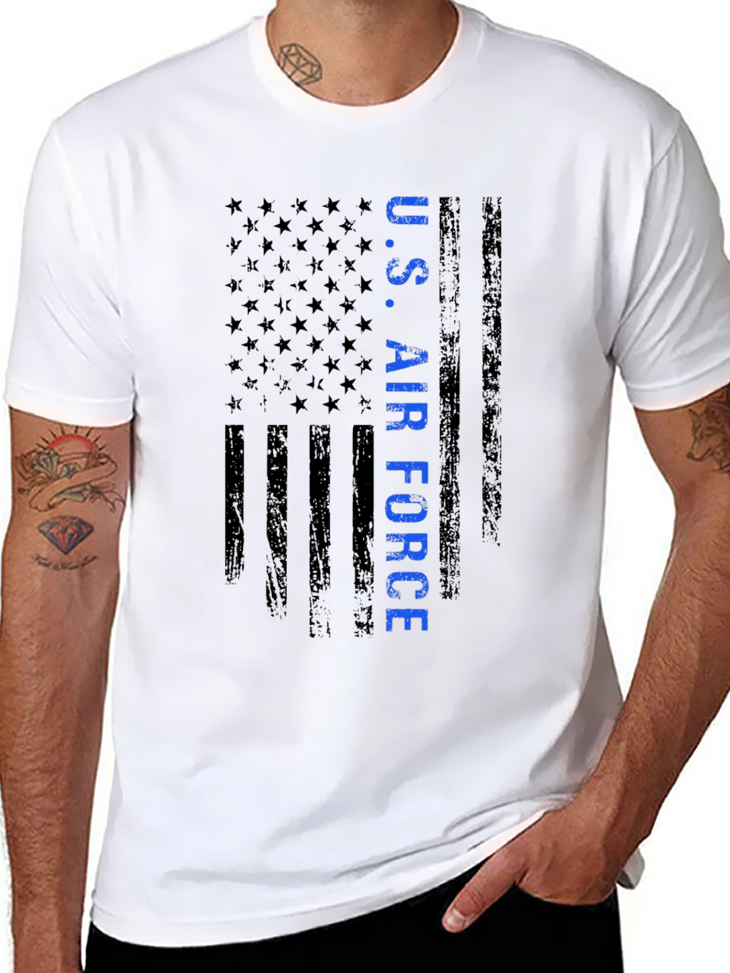 US Air Force Flag T-Shirt - Patriotic Tee