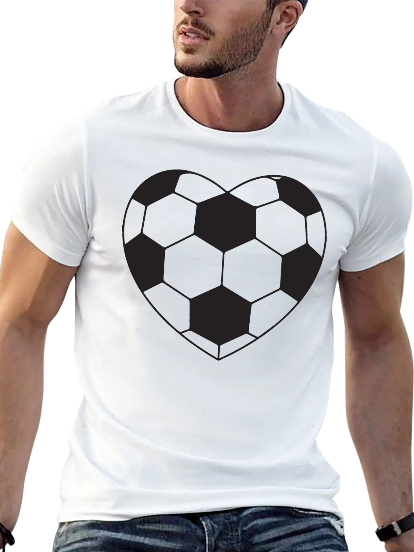 Soccer Heartbeat T-Shirt - Passion on Display