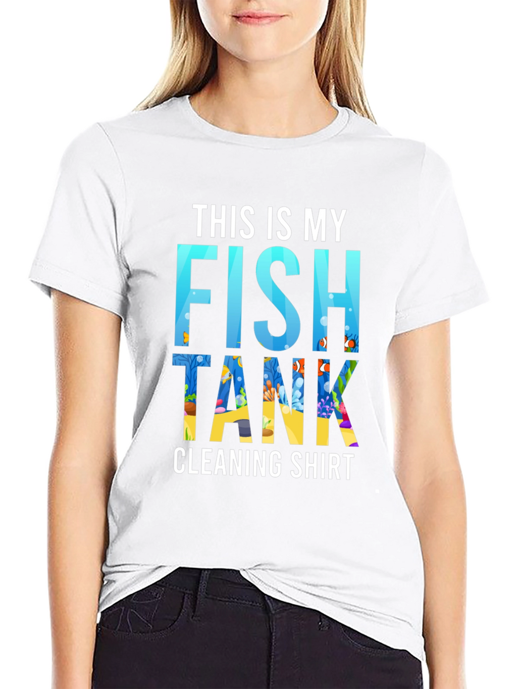 Fish Tank Cleaning Shirt - Novelty Aquarium Keeper Tee