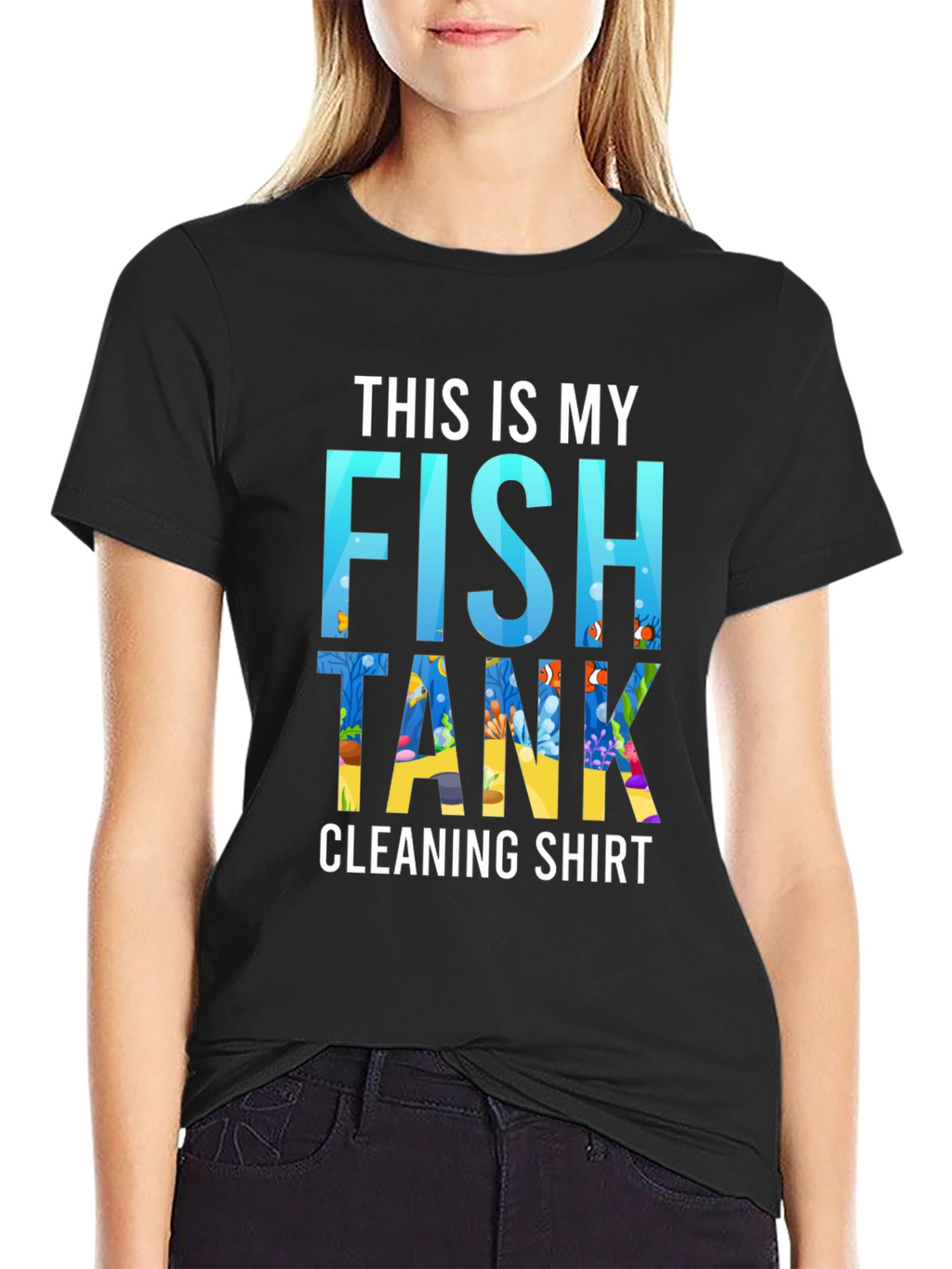 Fish Tank Cleaning Shirt - Novelty Aquarium Keeper Tee