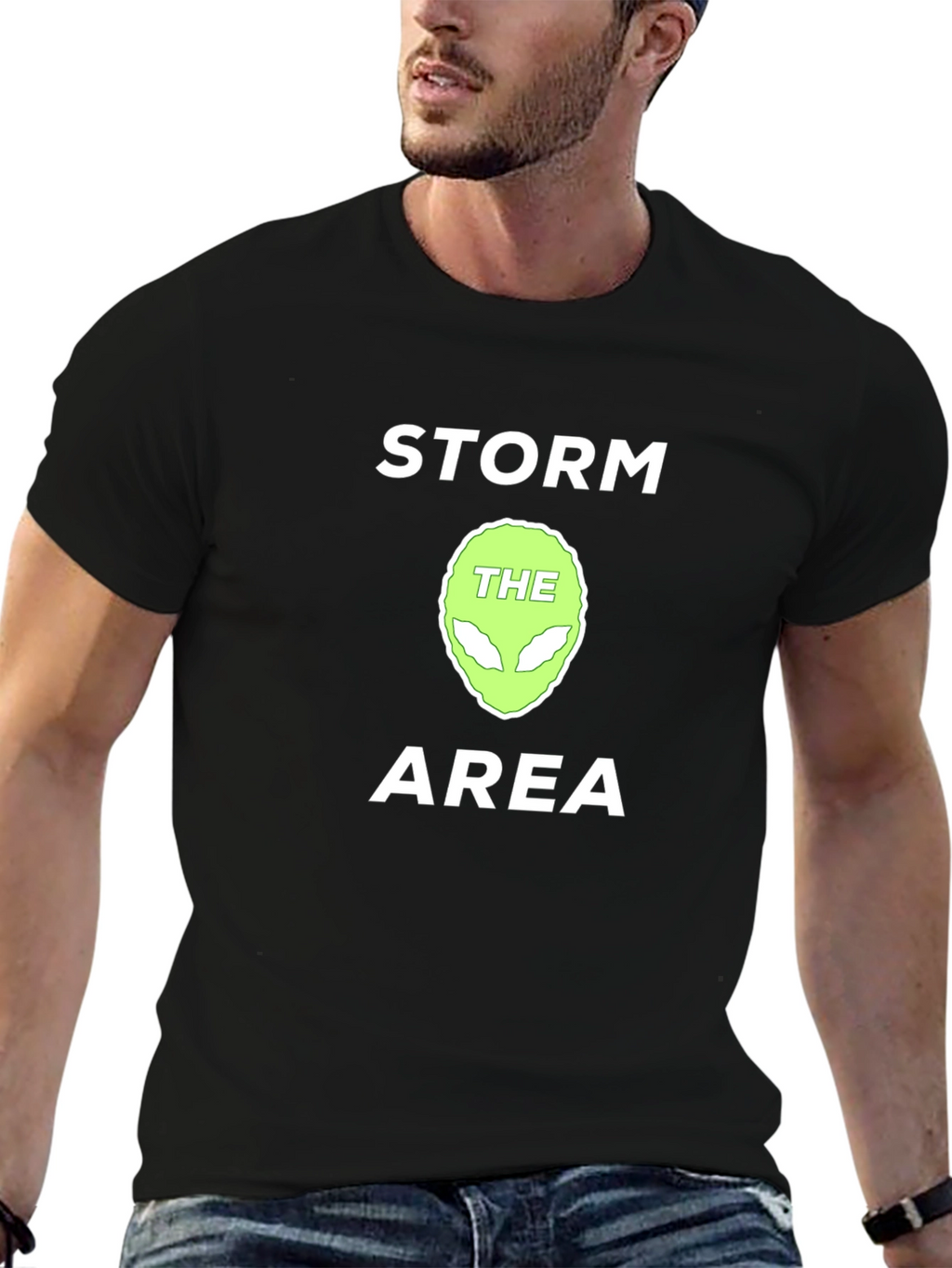 Storm the Area T-Shirt - Alien Graphic Tee