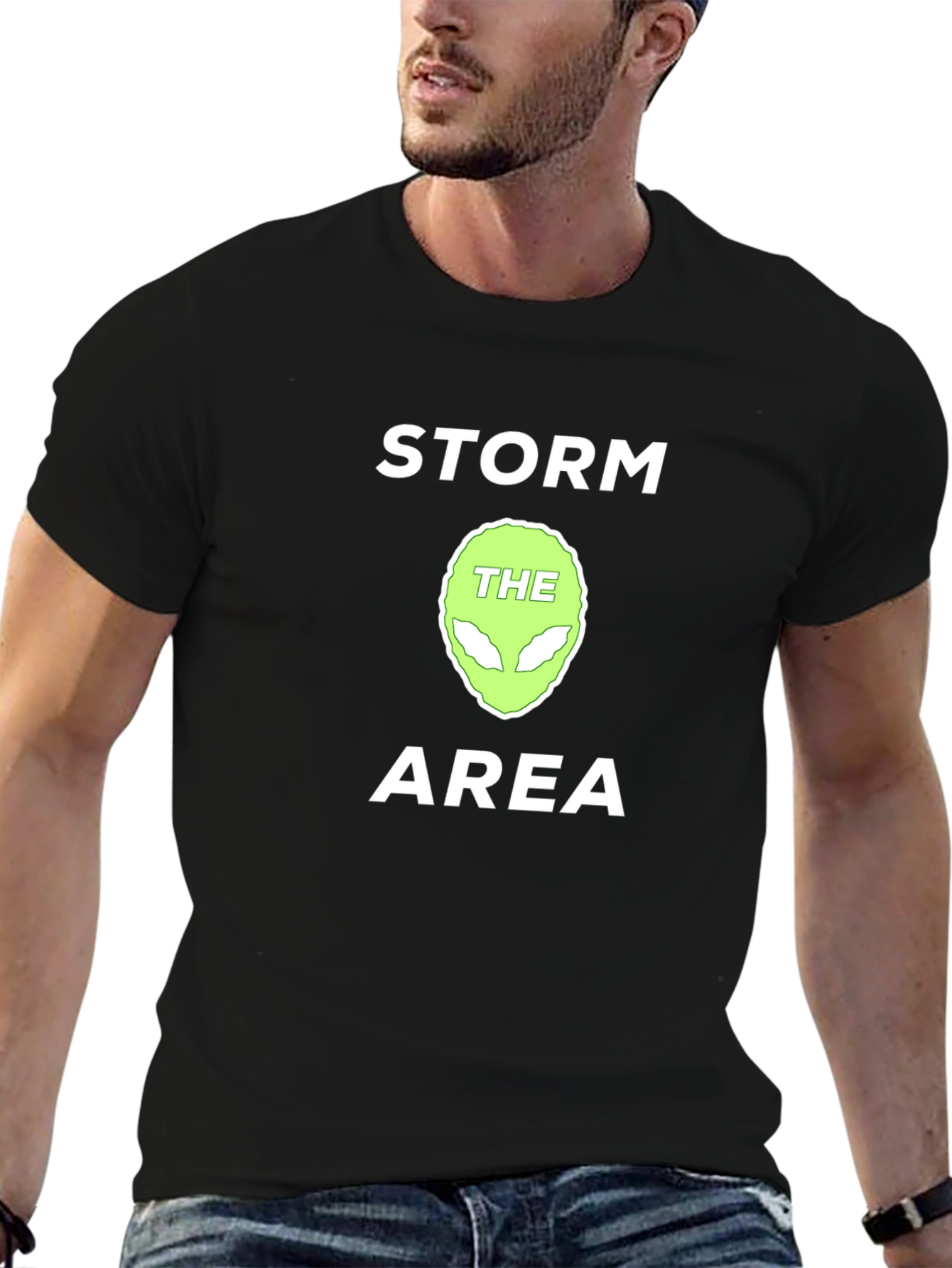 Storm the Area T-Shirt - Alien Graphic Tee