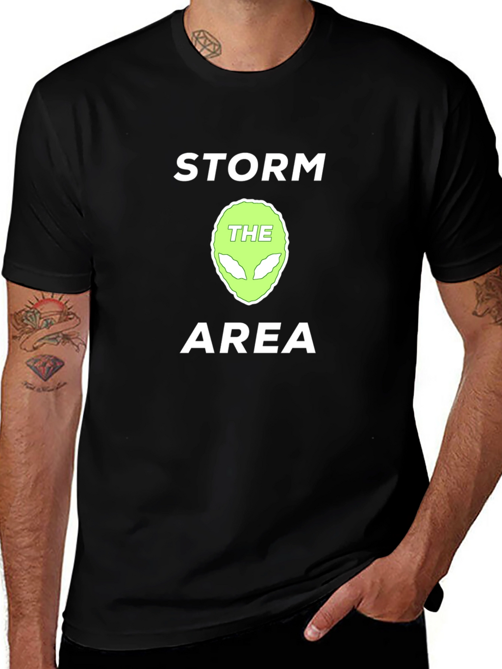 Storm the Area T-Shirt - Alien Graphic Tee