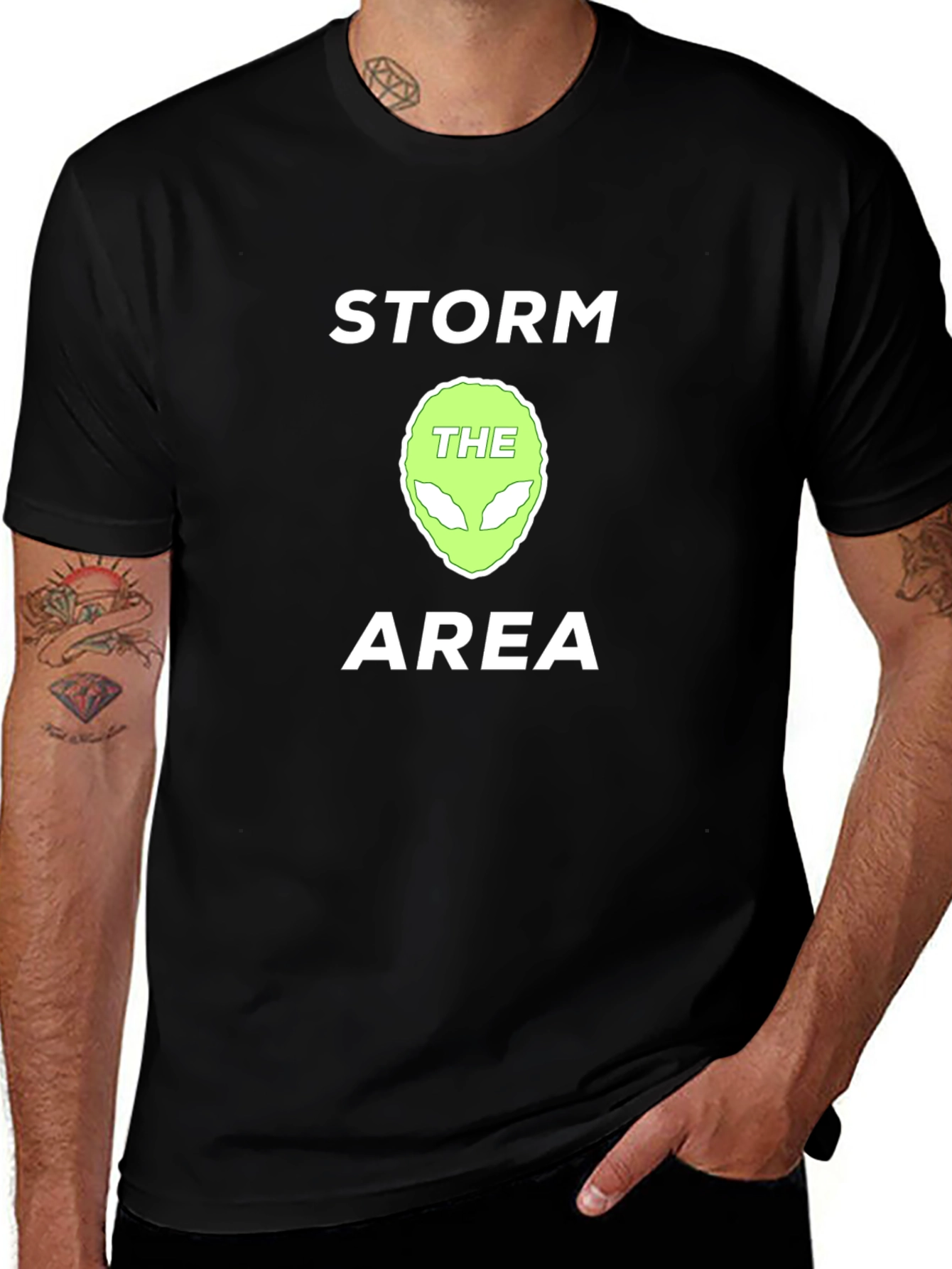 Storm the Area T-Shirt - Alien Graphic Tee