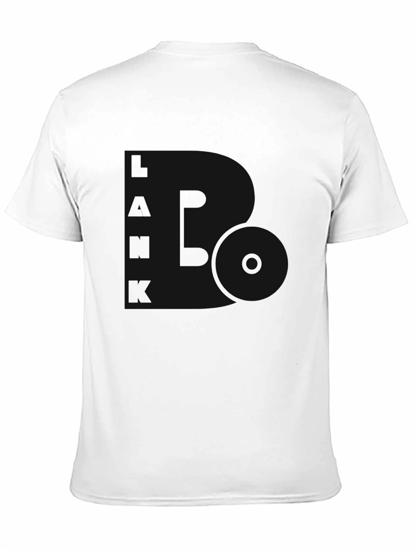 Black Graphic Tee: LANBO Band Design