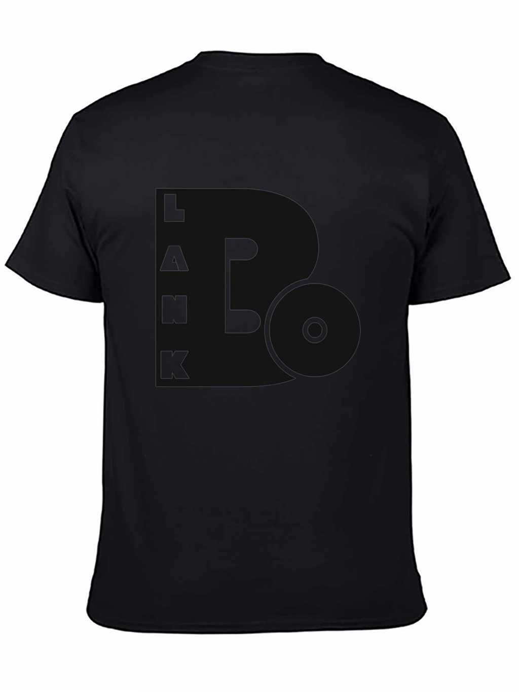 Black Graphic Tee: LANBO Band Design