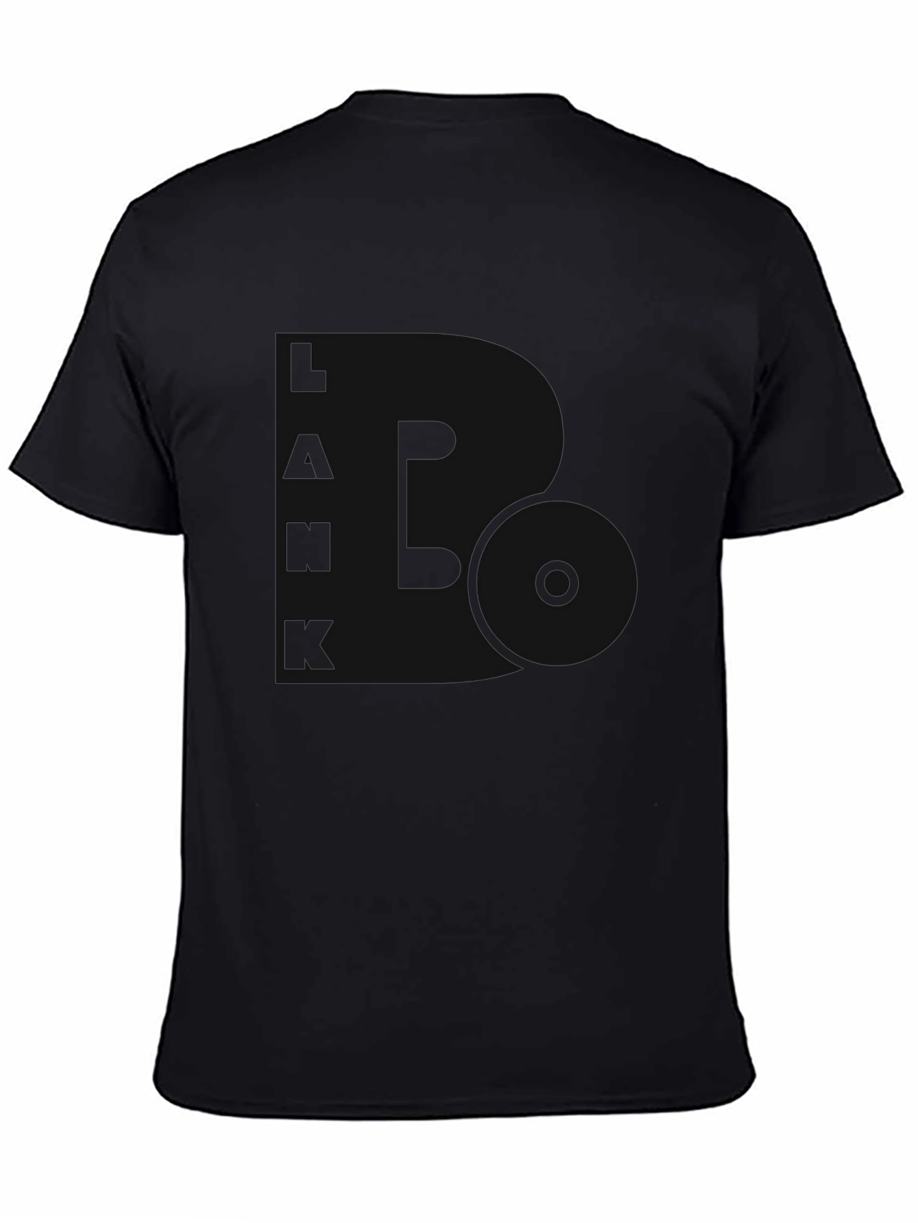Black Graphic Tee: LANBO Band Design