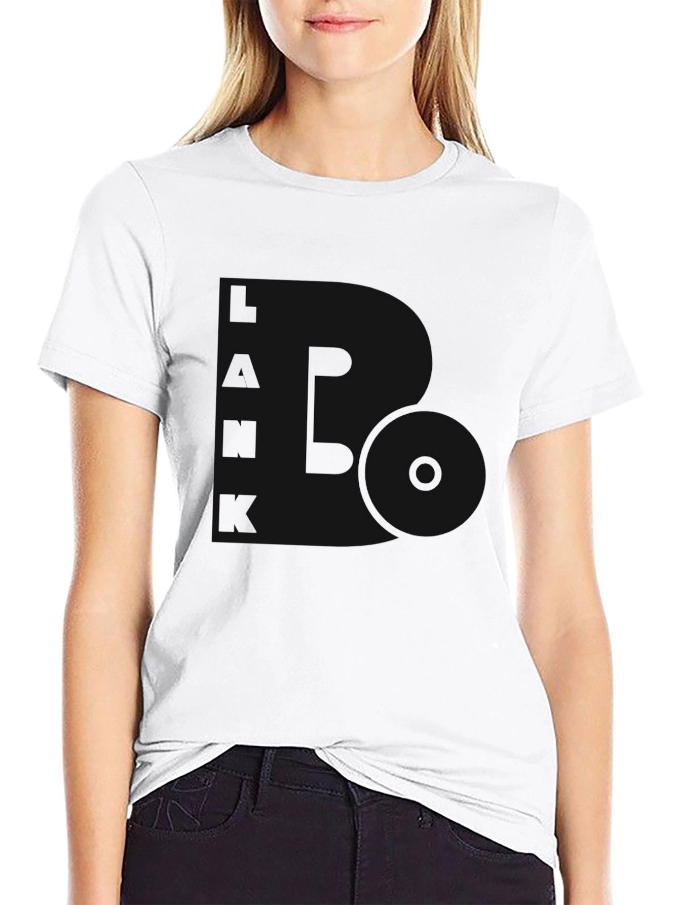 Black Graphic Tee: LANBO Band Design