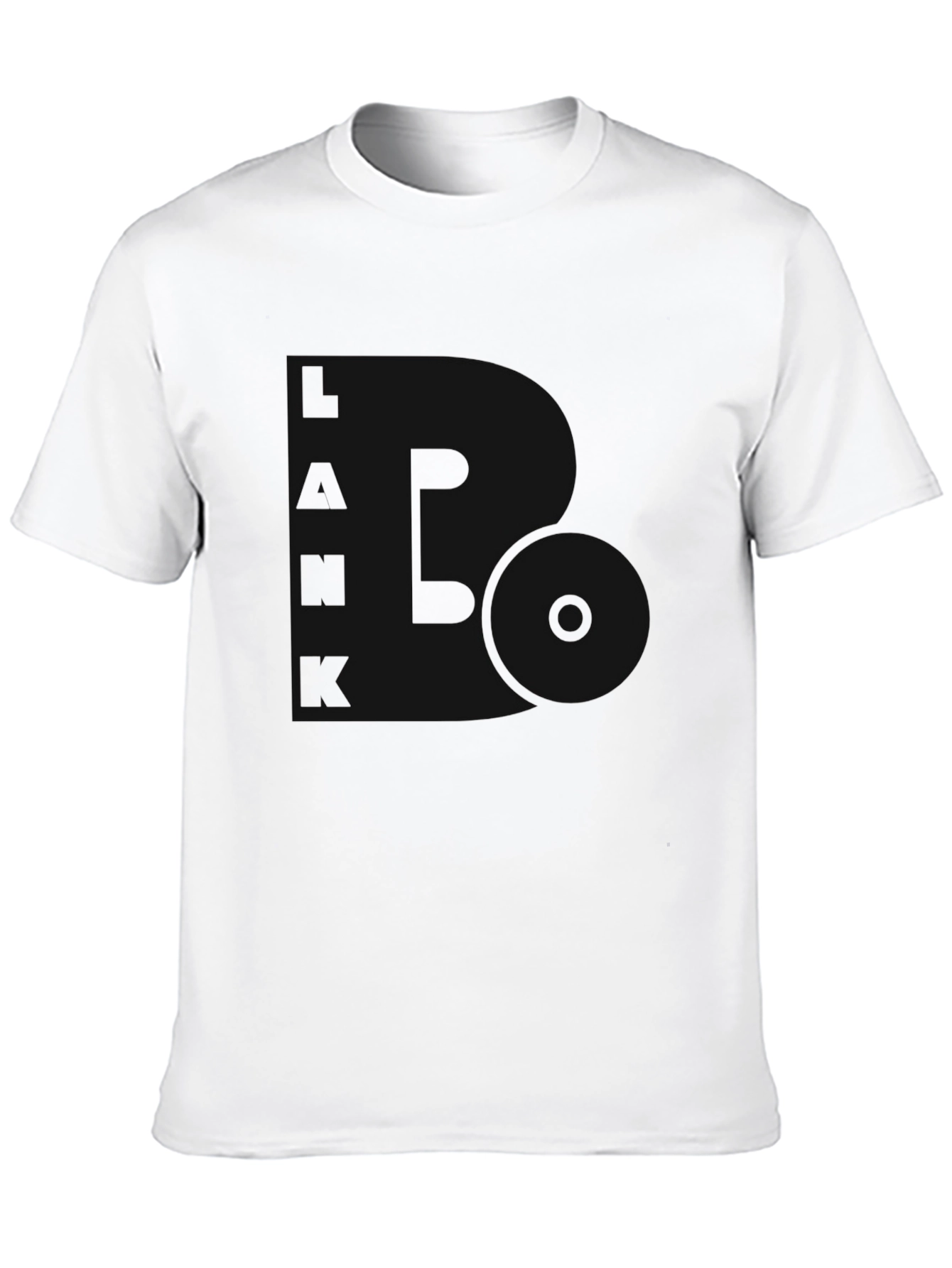 Black Graphic Tee: LANBO Band Design