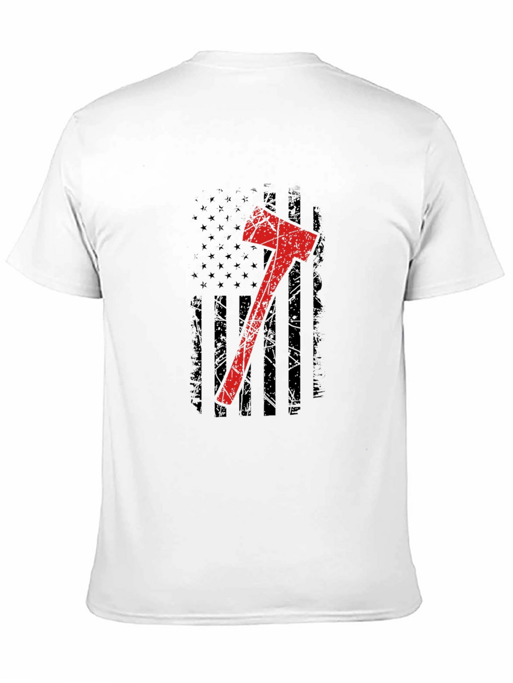 Axe Flag Graphic Tee - Black