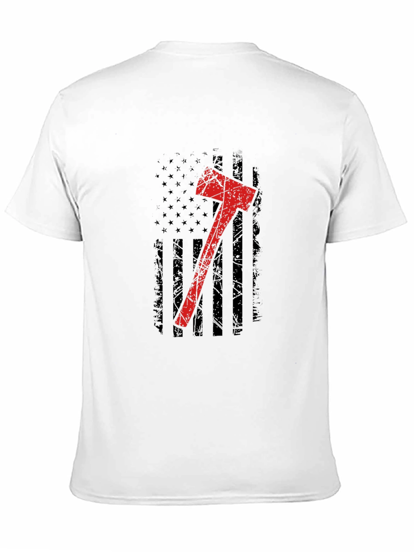 Axe Flag Graphic Tee - Black