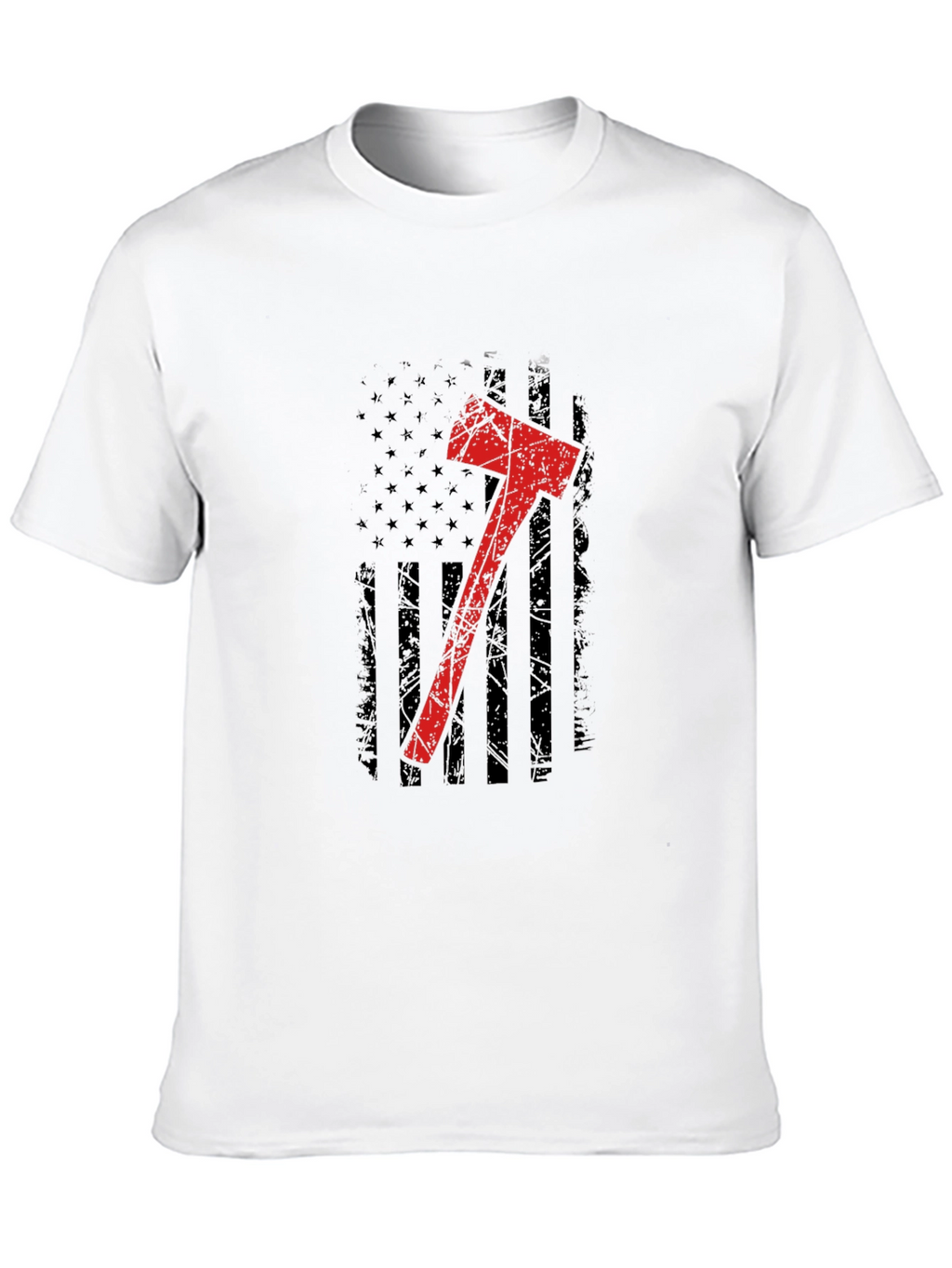 Axe Flag Graphic Tee - Black