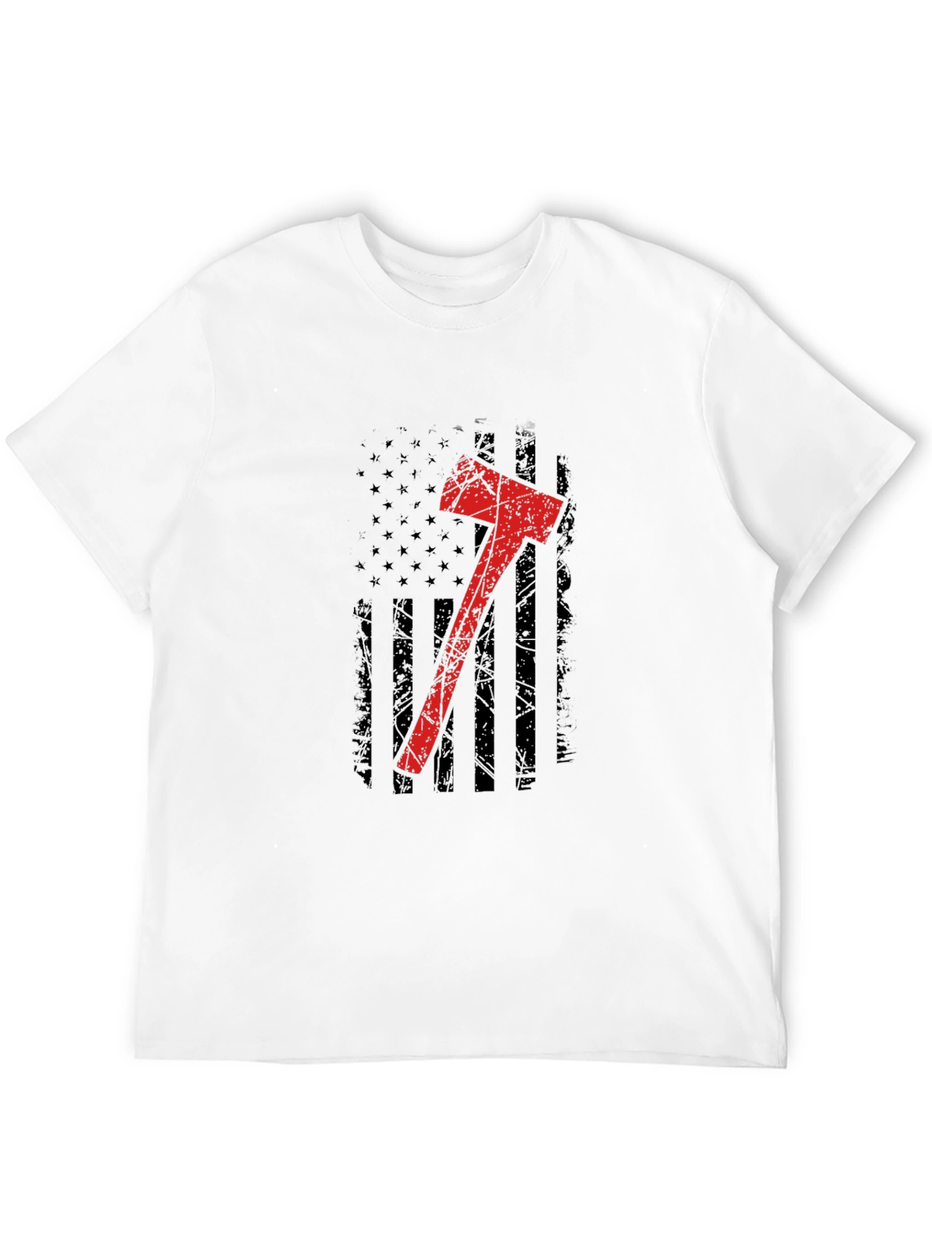 Axe Flag Graphic Tee - Black