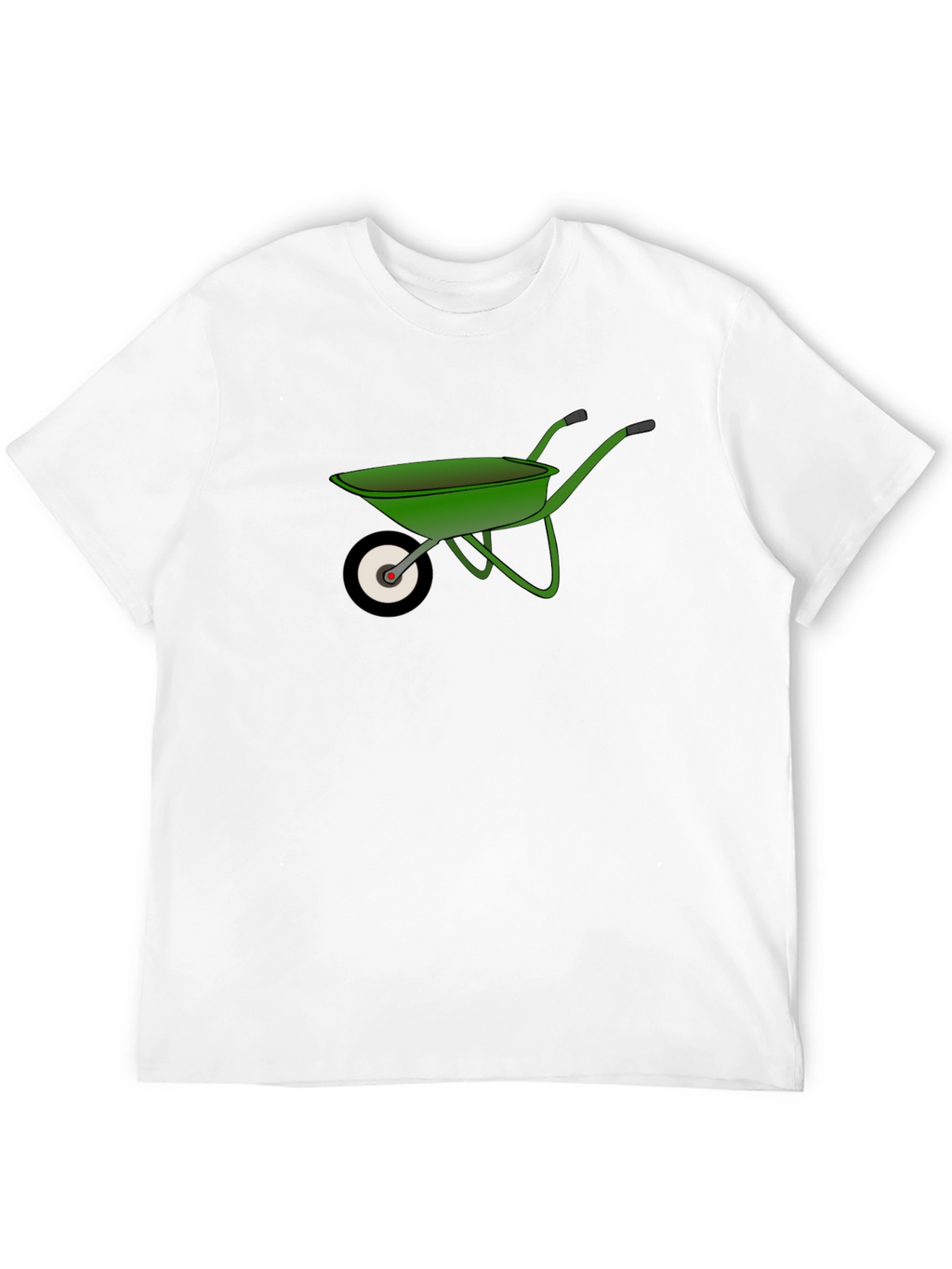 Wheelbarrow Graphic Tee - Black Cotton Comfort
