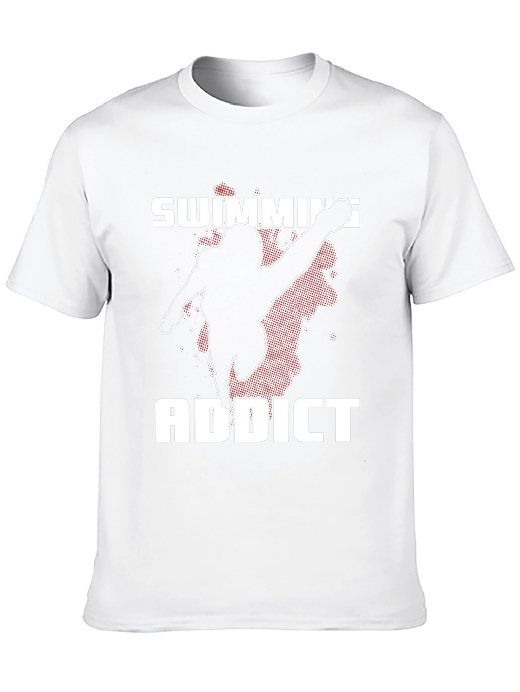 Swimming Addict Graphic Tee - Black T-Shirt