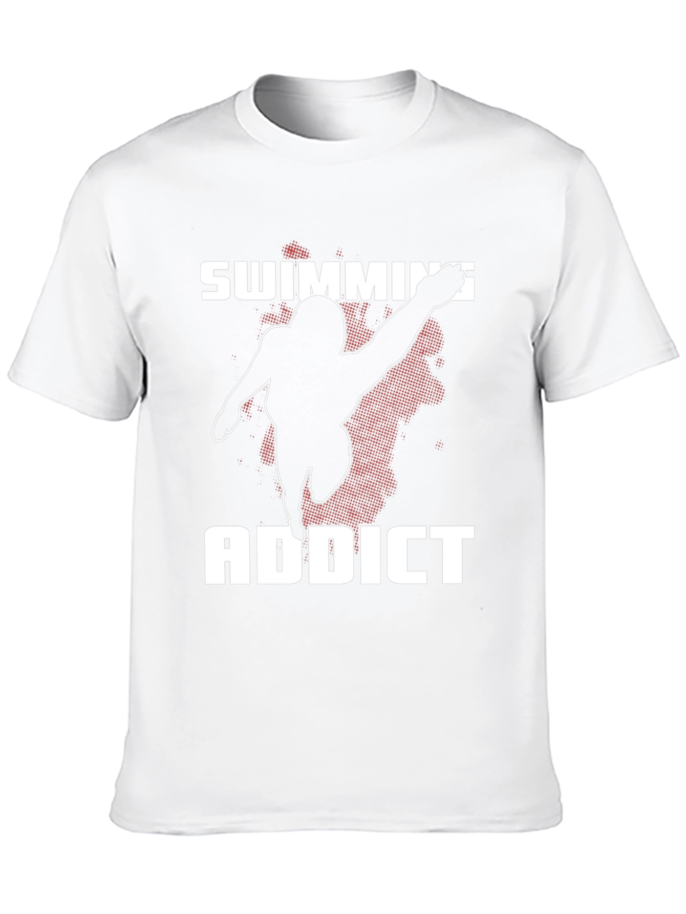 Swimming Addict Graphic Tee - Black T-Shirt