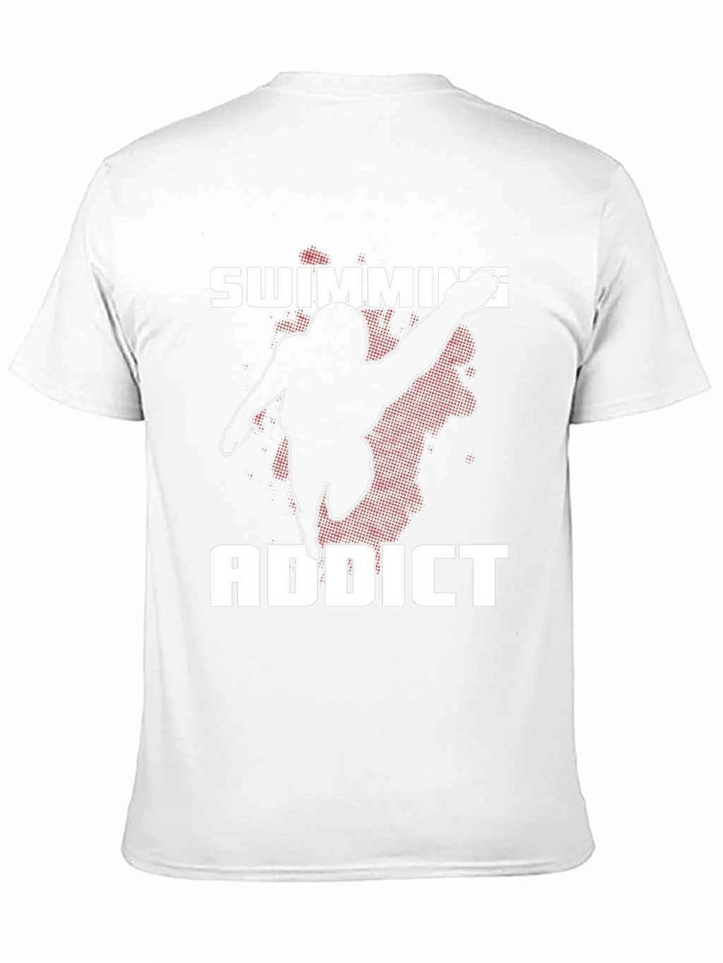 Swimming Addict Graphic Tee - Black T-Shirt