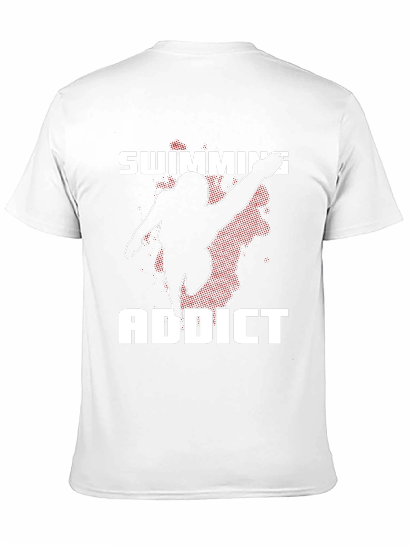 Swimming Addict Graphic Tee - Black T-Shirt