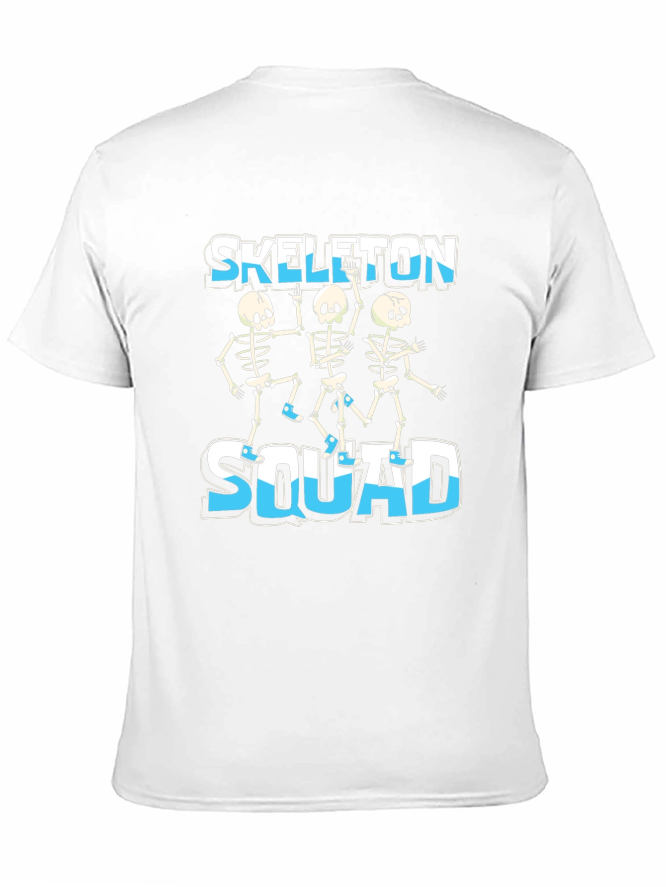 Skeleton Squad Graphic Tee - Fun Halloween Design