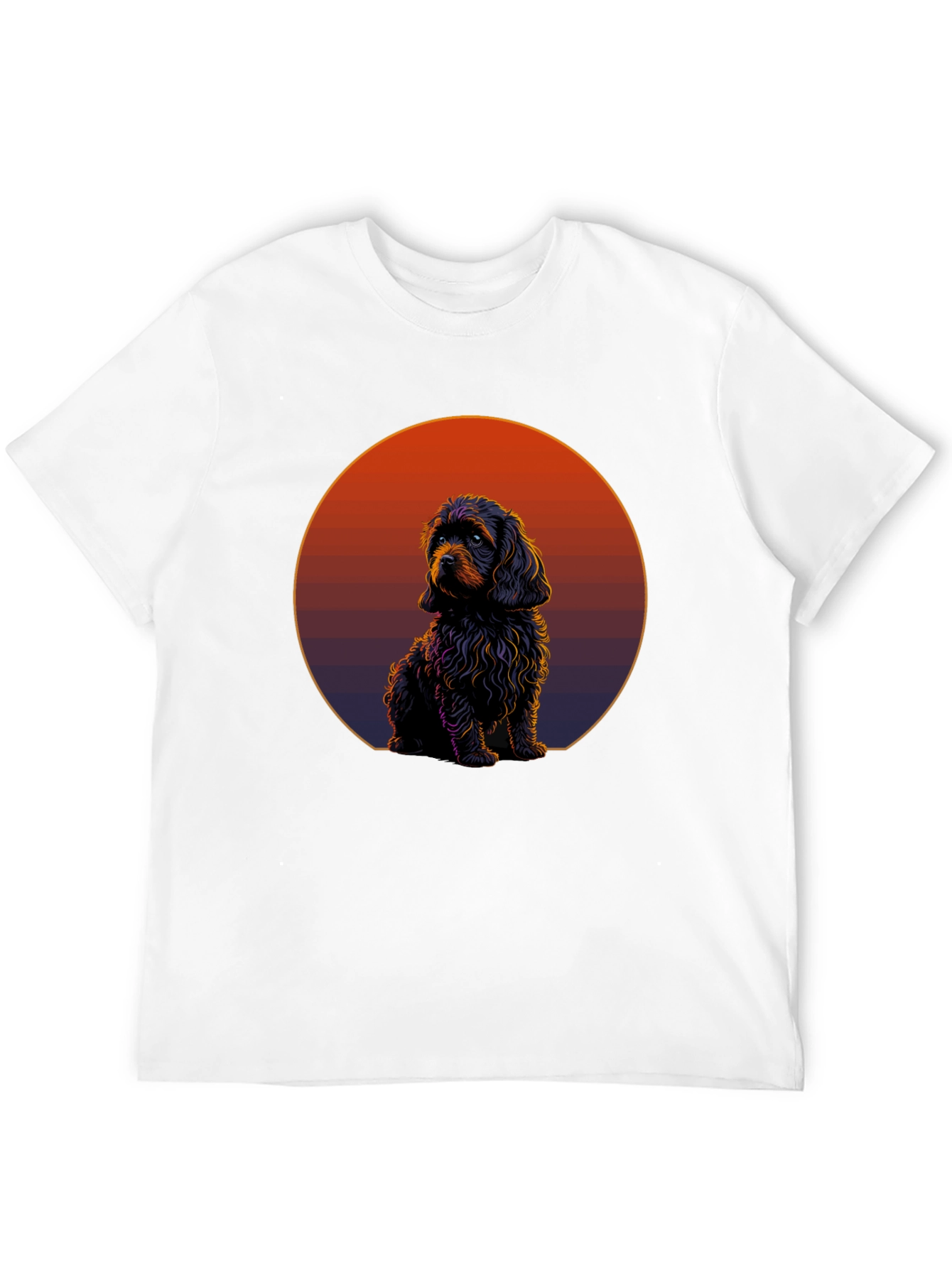 Sunset Dog Graphic Tee