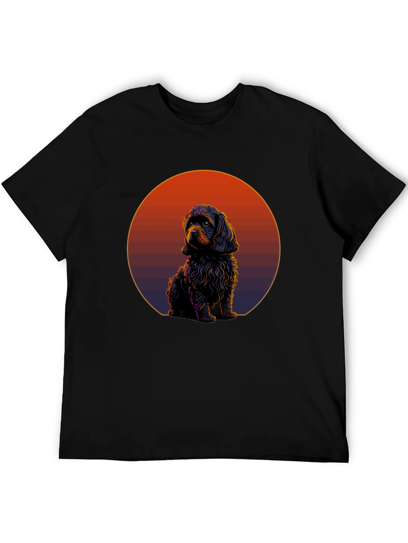 Sunset Dog Graphic Tee
