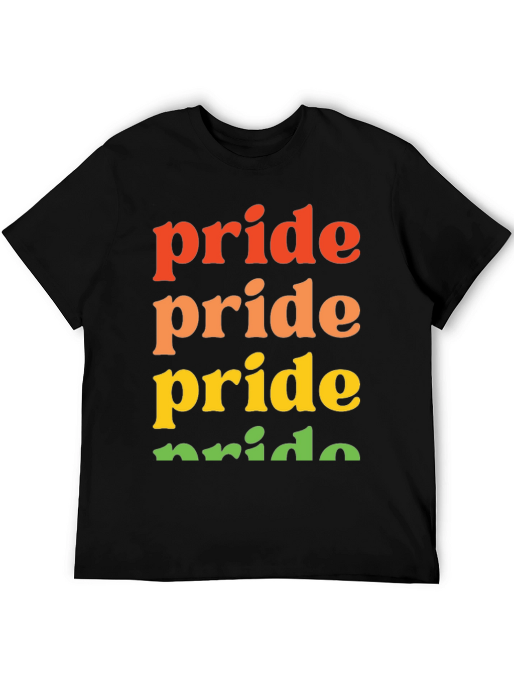 Pride Rainbow T-Shirt | Black Pride Shirt