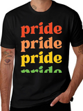 Pride Rainbow T-Shirt | Black Pride Shirt