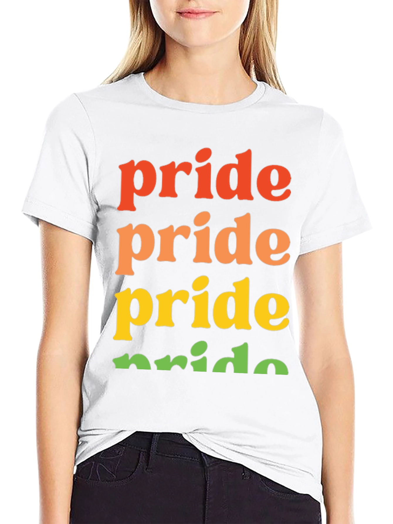 Pride Rainbow T-Shirt | Black Pride Shirt