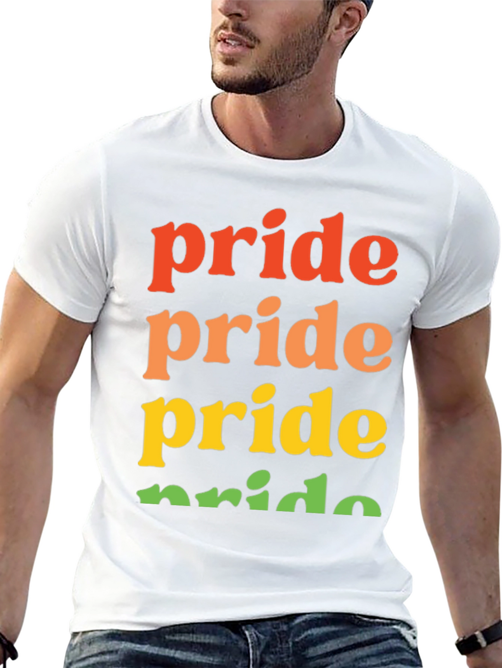 Pride Rainbow T-Shirt | Black Pride Shirt