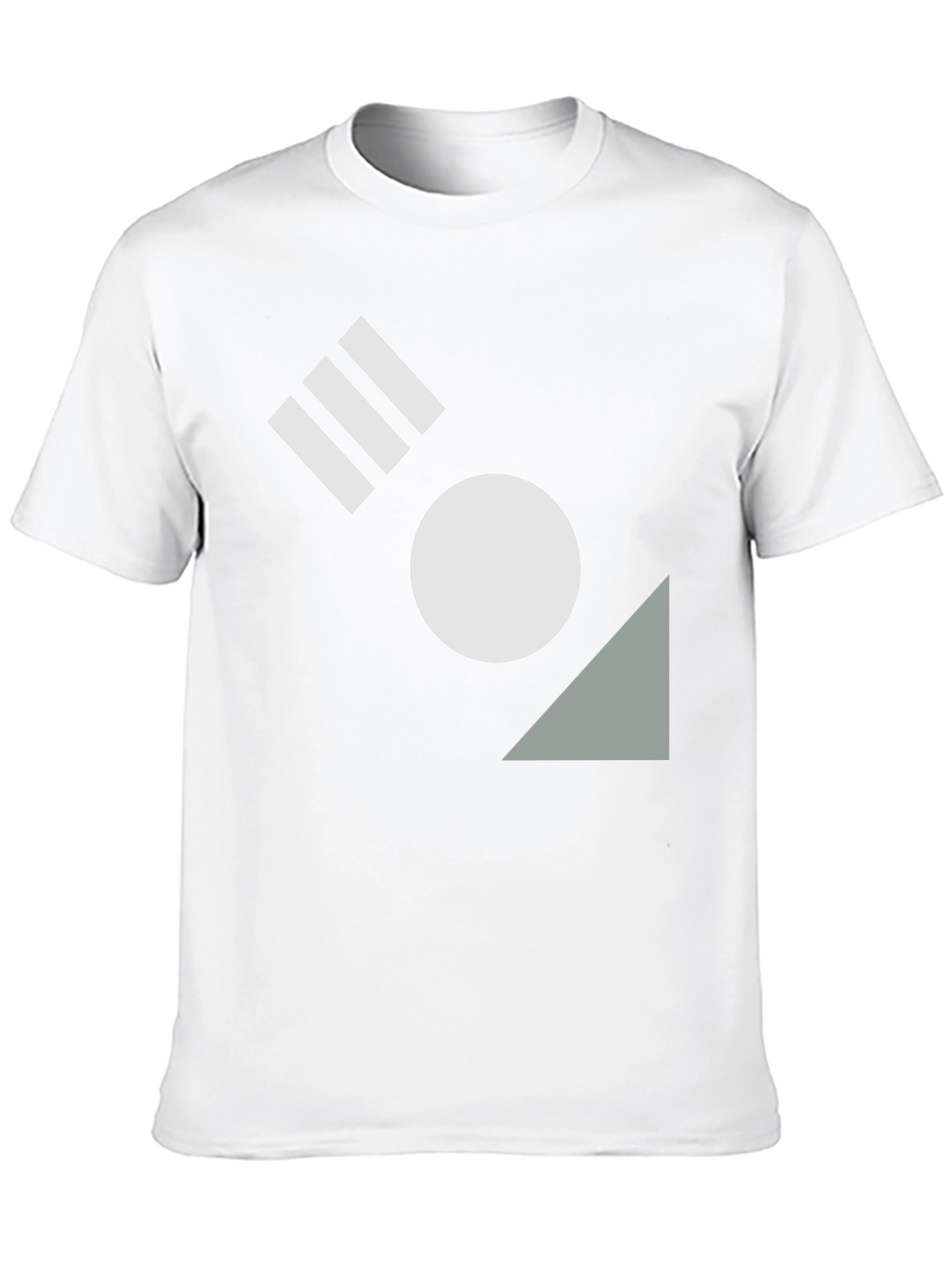 Geometric Black T-Shirt - Modern Design