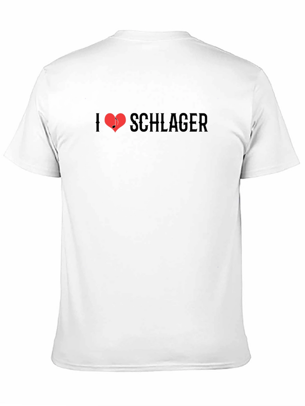 I Heart Schlager Music Black T-Shirt