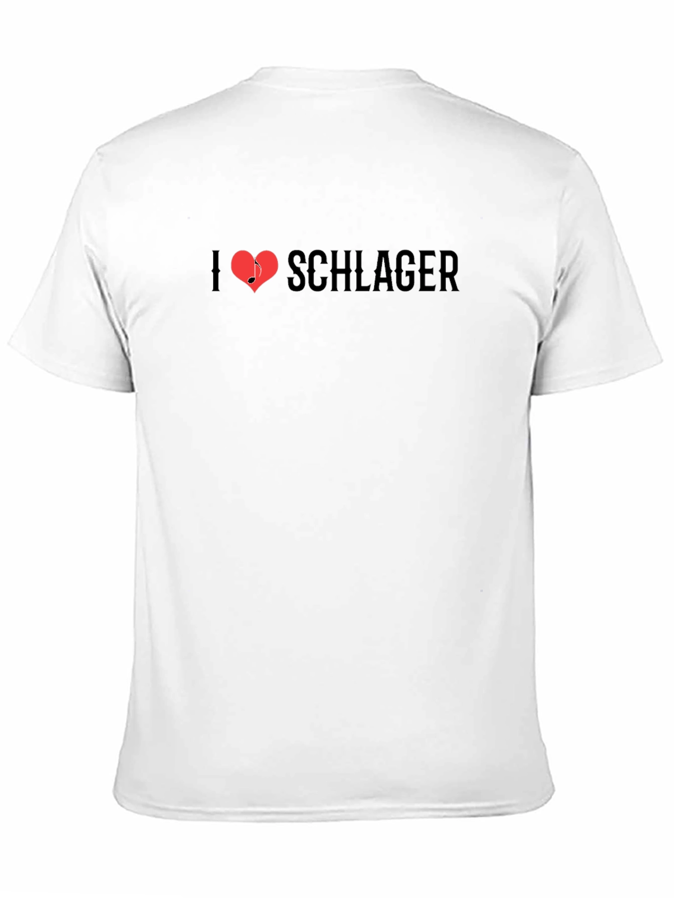 I Heart Schlager Music Black T-Shirt