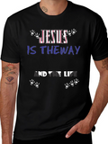 Jesus Is The Way T-Shirt Christian Faith Tee