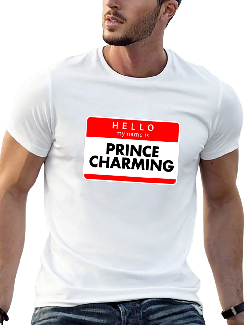 Prince Charming Novelty T-Shirt - Black Graphic Tee