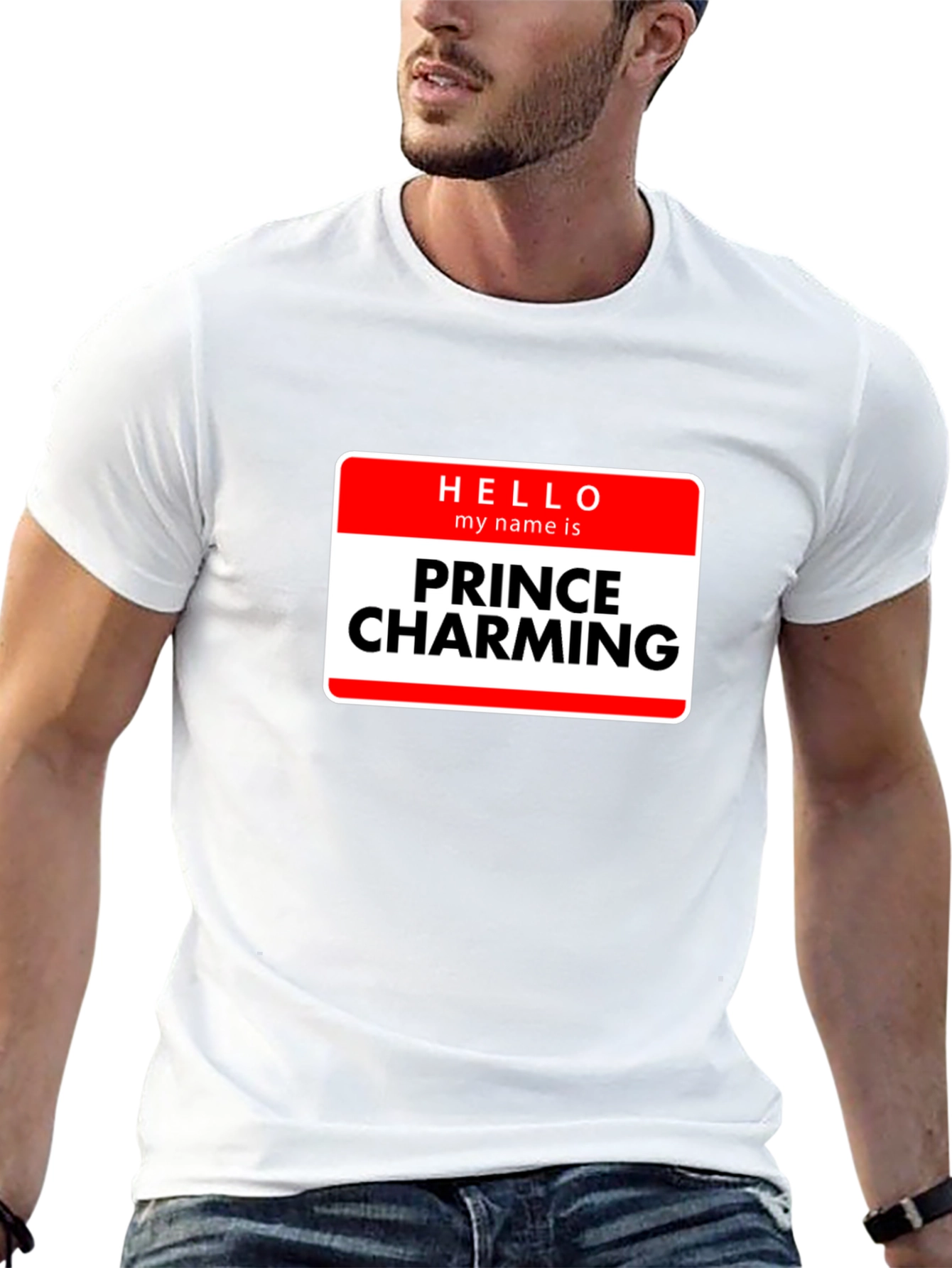 Prince Charming Novelty T-Shirt - Black Graphic Tee