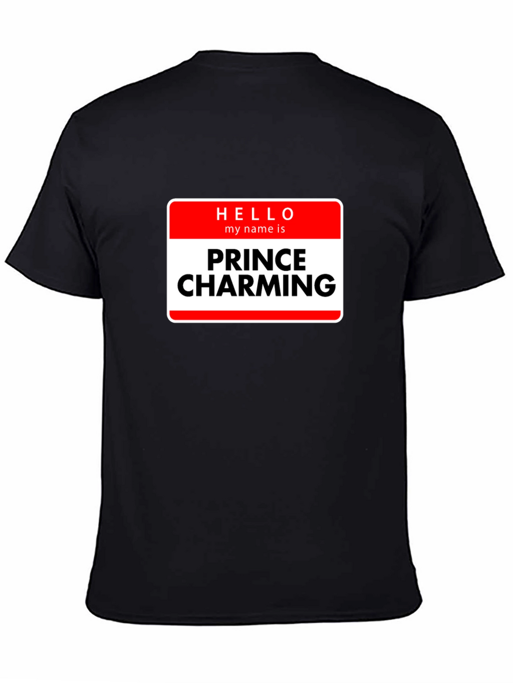 Prince Charming Novelty T-Shirt - Black Graphic Tee