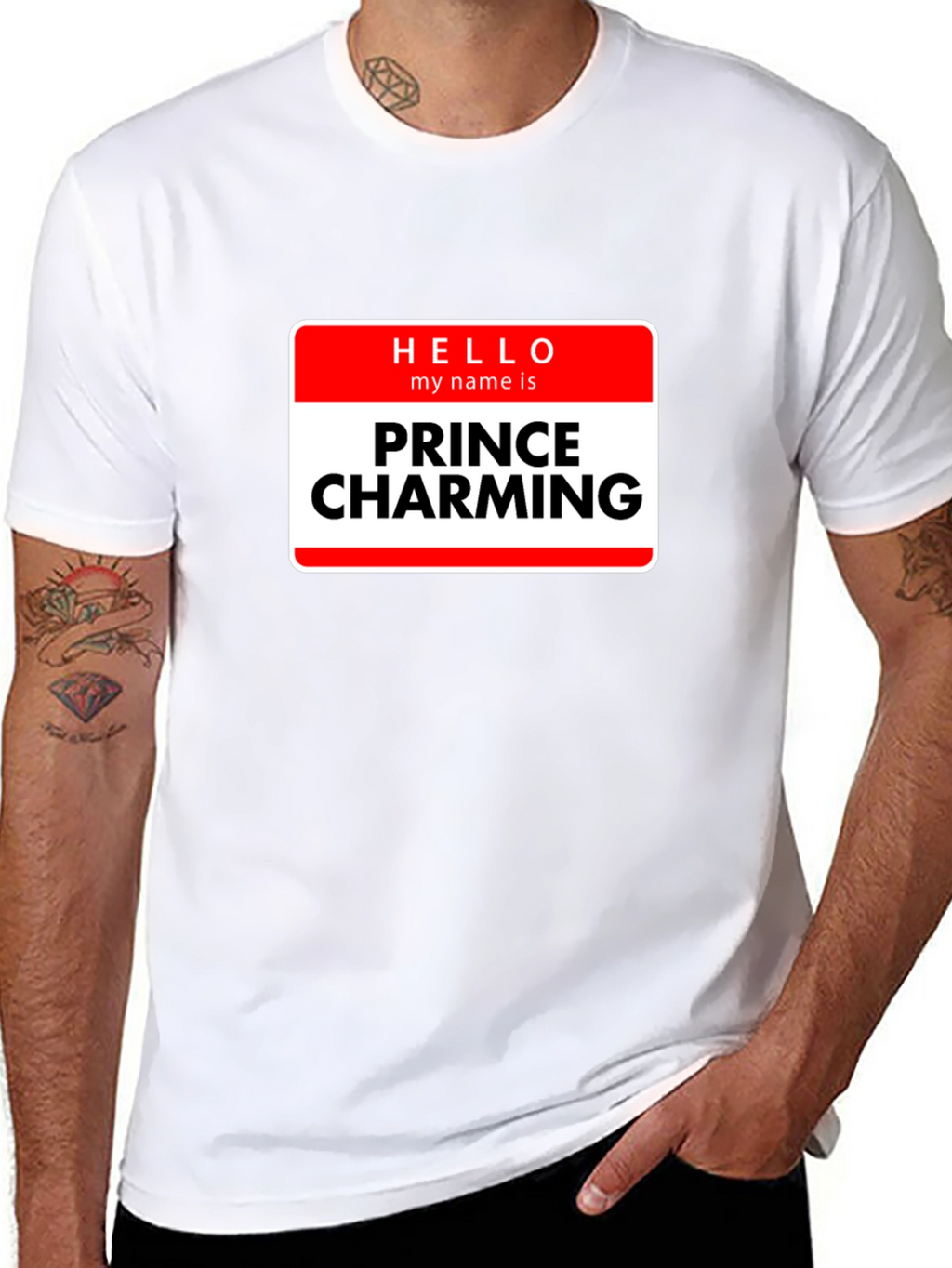 Prince Charming Novelty T-Shirt - Black Graphic Tee