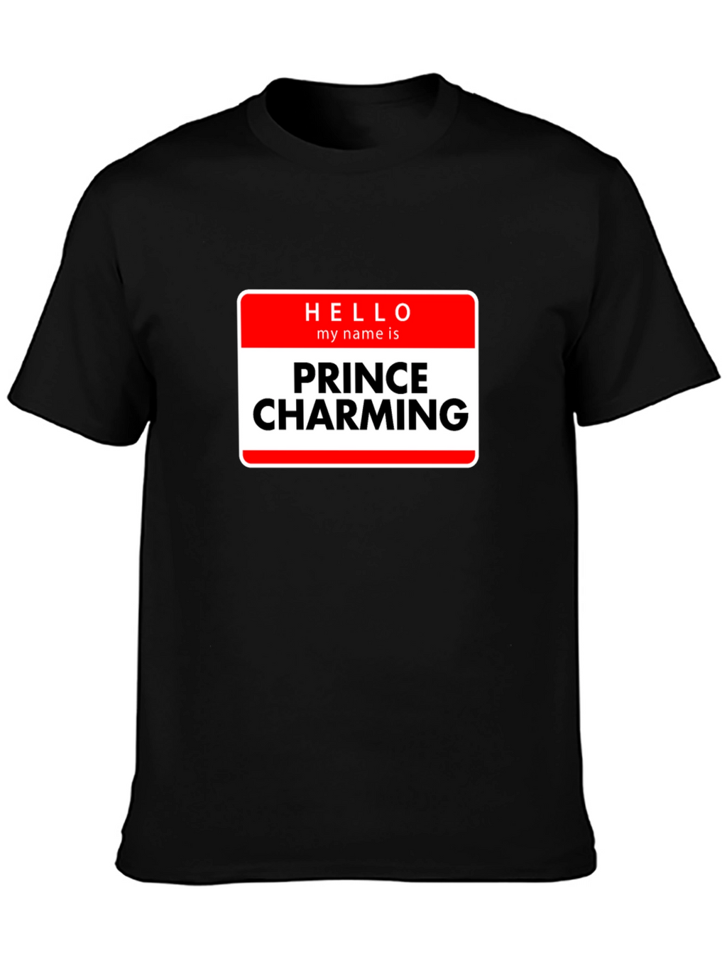 Prince Charming Novelty T-Shirt - Black Graphic Tee