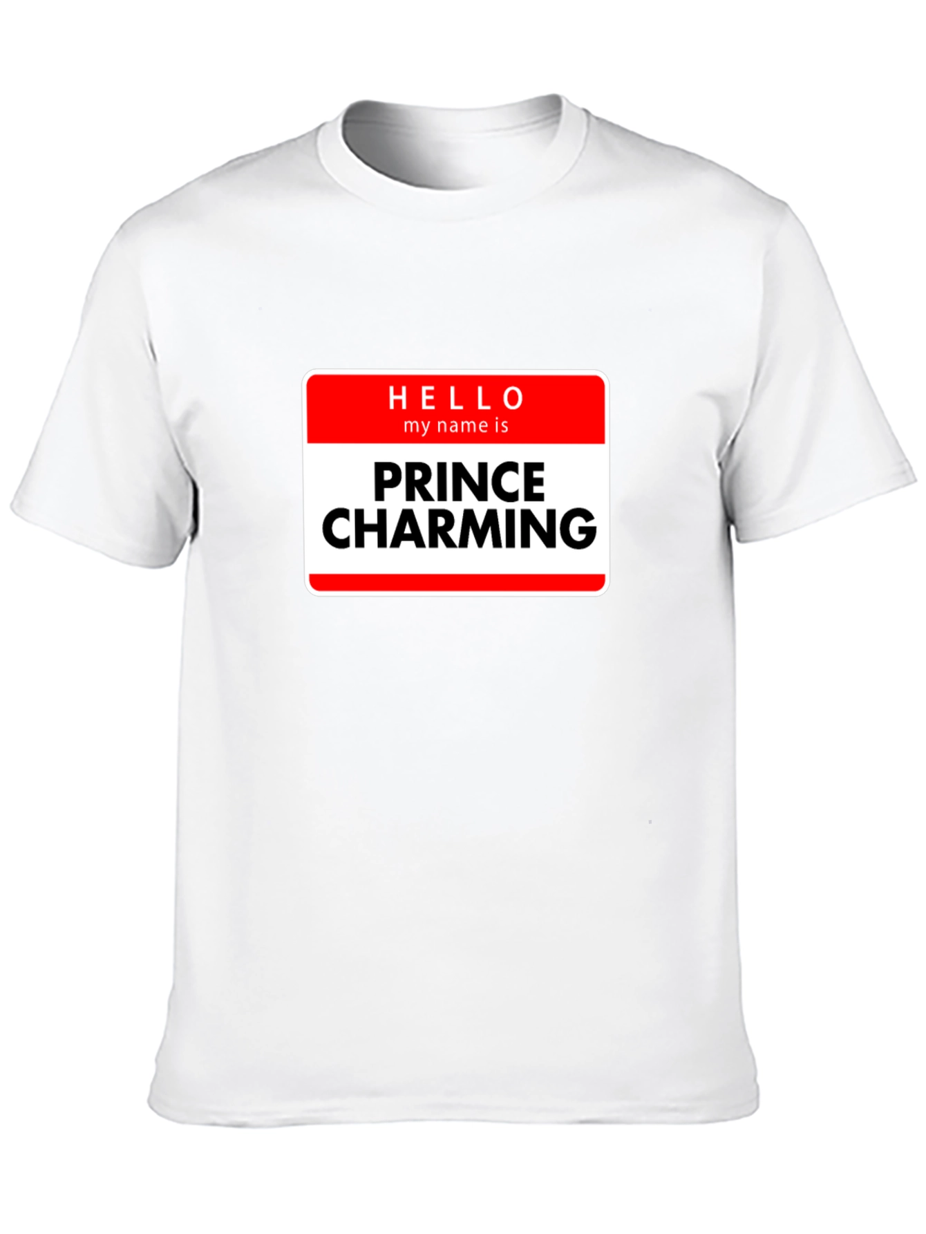 Prince Charming Novelty T-Shirt - Black Graphic Tee