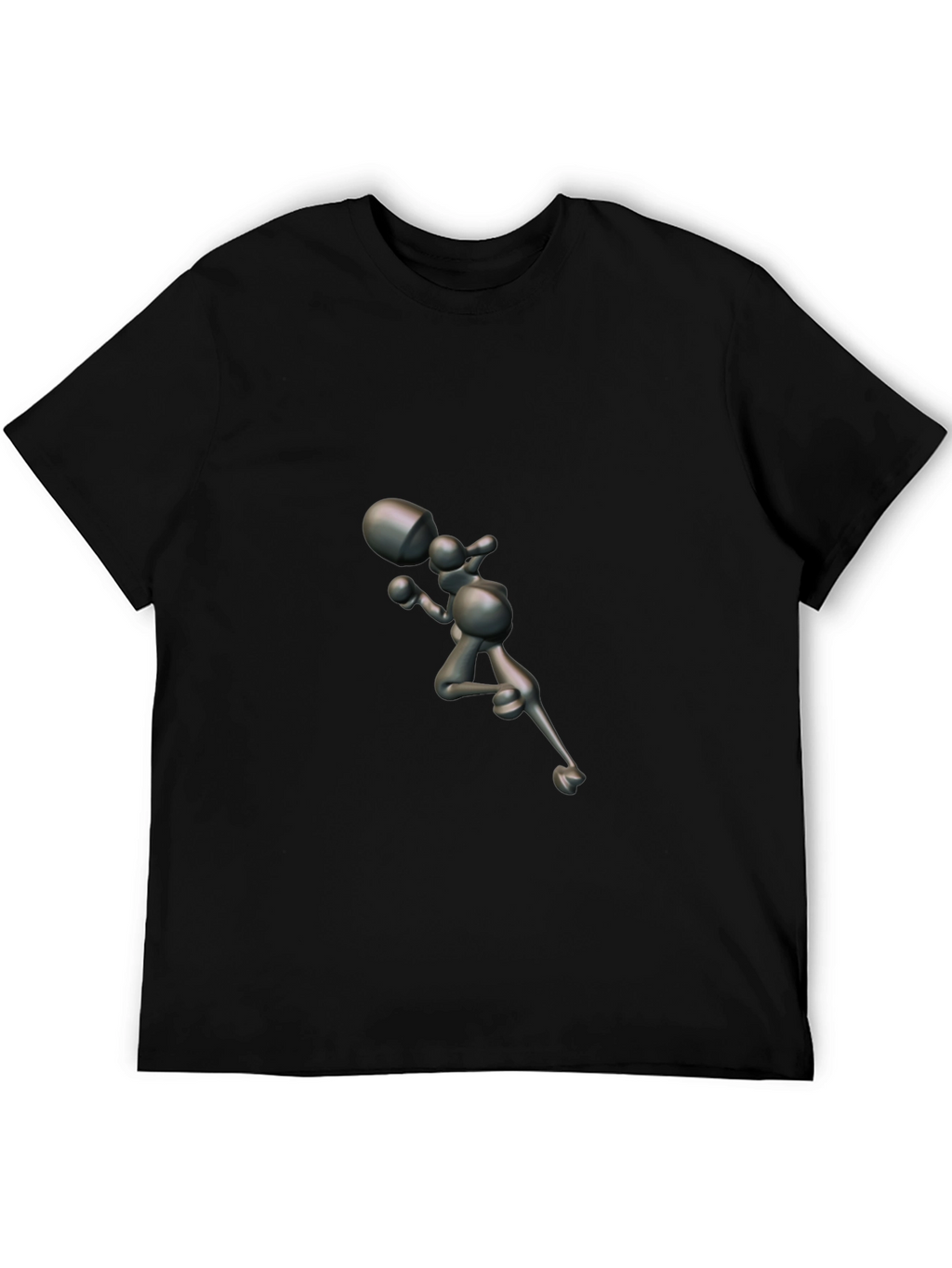 Abstract Figure Graphic Tee - Modern Streetwear