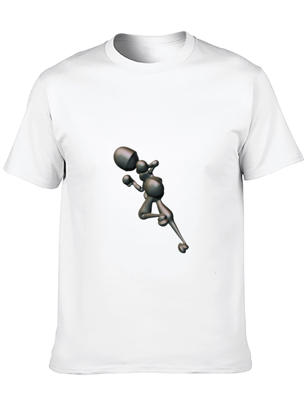 Abstract Figure Graphic Tee - Modern Streetwear