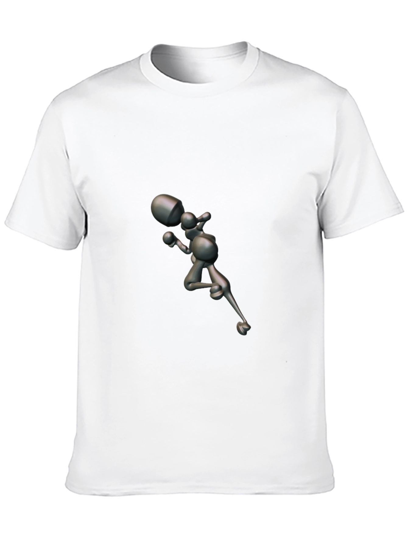 Abstract Figure Graphic Tee - Modern Streetwear