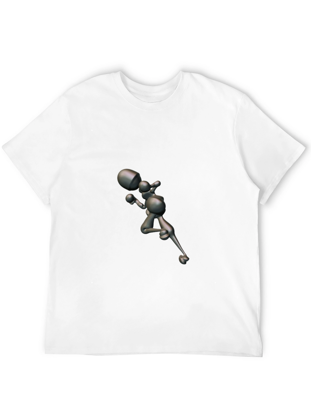 Abstract Figure Graphic Tee - Modern Streetwear