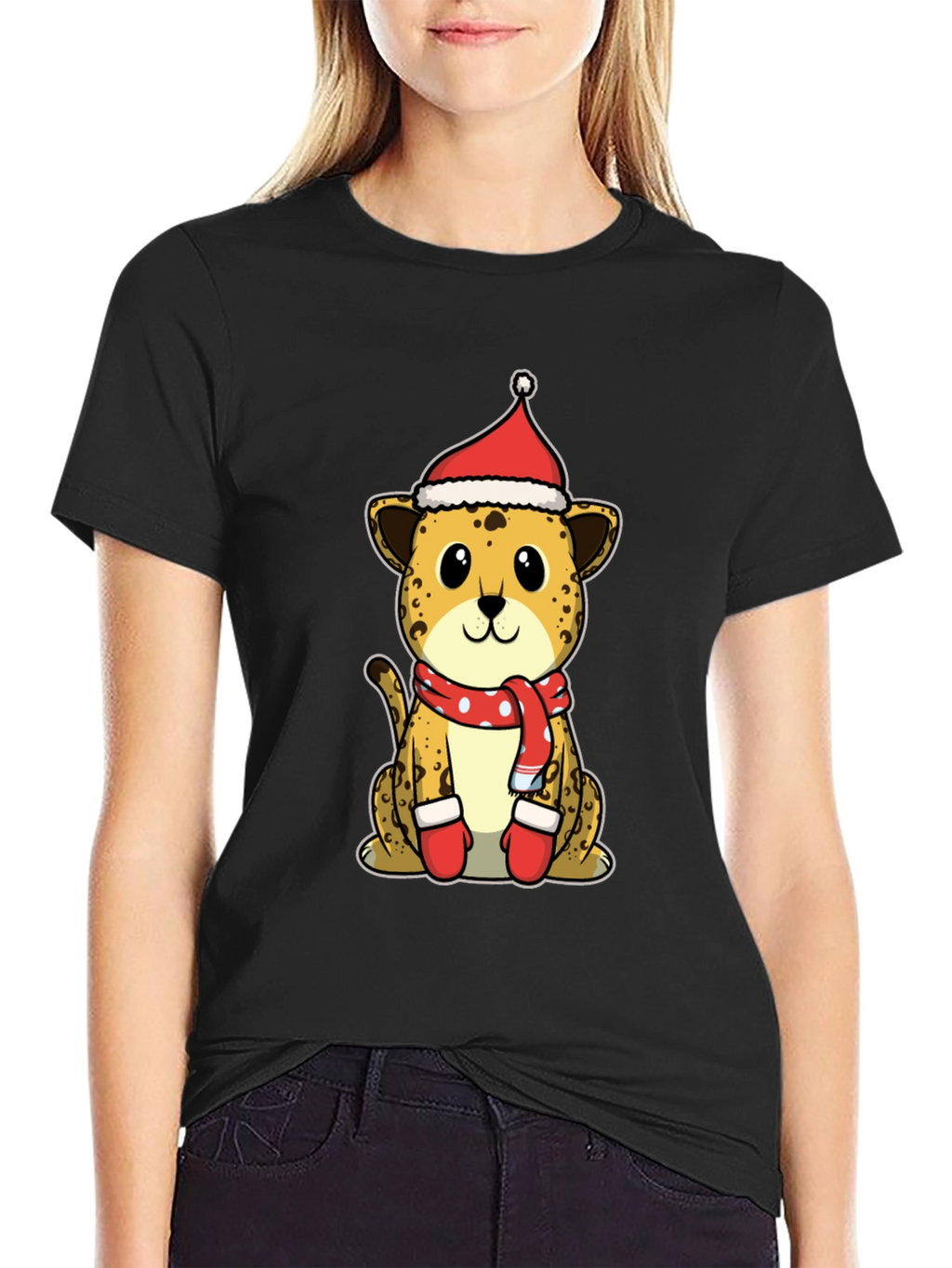 Festive Leopard T-Shirt