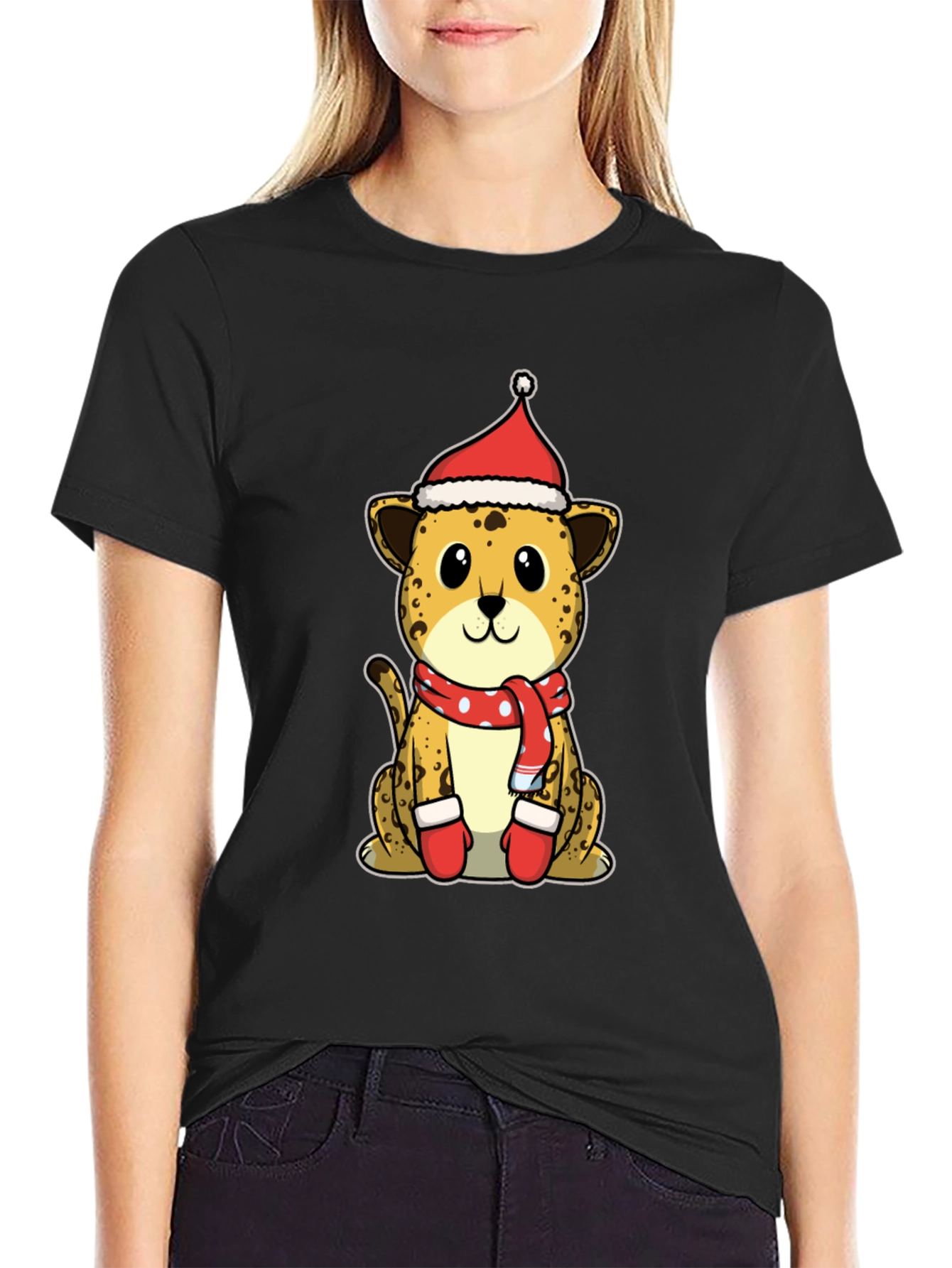 Festive Leopard T-Shirt