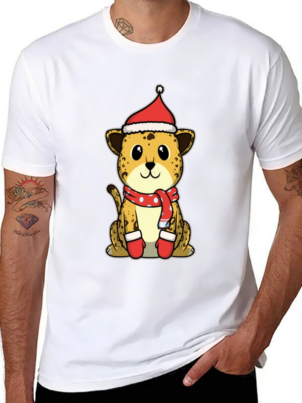 Festive Leopard T-Shirt